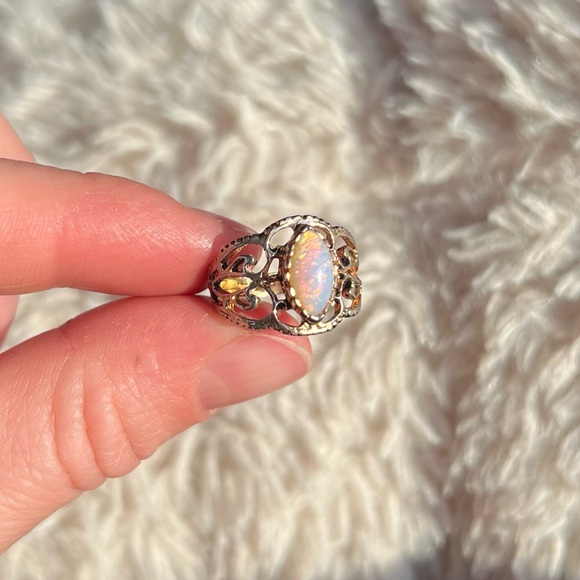 18K hge Opal ESPO Ring - Picture 10 of 11